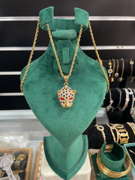 COLGANTE TIGRE ACERO