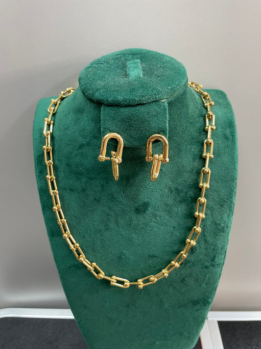 CONJUNTO ACERO DORADO